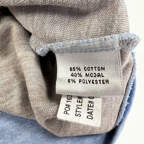 PETER MILLAR Pullover 1/4 Zip Sweatshirt Business Cotton Modal Blue Men's XXL - Picture 3 of 9